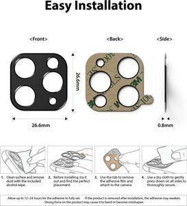 Etui na tablet Ringke Ringke Camera Styling aluminiowa ozdobna osłona na cały tylny aparat kamerę iPad Pro 12,9`` 2020 / iPad Pro 11`` 2020 czarny (ACCS0005) 8