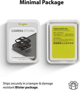 Etui na tablet Ringke Ringke Camera Styling aluminiowa ozdobna osłona na cały tylny aparat kamerę iPad Pro 12,9`` 2020 / iPad Pro 11`` 2020 czarny (ACCS0005) 9