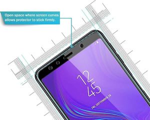 Szkło hartowane 5D SAMSUNG A7 2018 czarne FULL GLUE 2