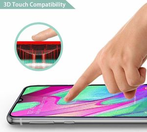 Szkło hartowane 5D SAMSUNG GALAXY A40 czarne Full Glue 2