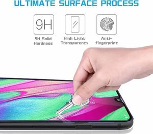 Szkło hartowane 5D SAMSUNG GALAXY A40 czarne Full Glue 3