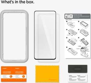 Spigen SZKŁO HARTOWANE SPIGEN ALM GLASS FC GALAXY A51 BLACK 7