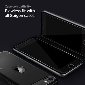 Spigen SZKŁO HARTOWANE SPIGEN ALM GLASS FC IPHONE 7/8/SE 2020 BLACK 6