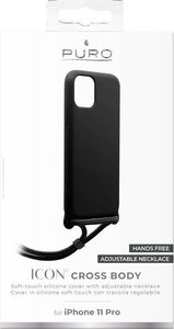 Puro PURO ICON Cross Body - Etui iPhone 11 Pro (czarny) uniwersalny 2