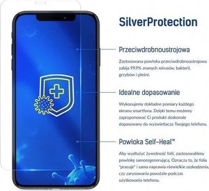 3MK 3MK All-Safe Sell SilverProtection Antymikrobowa folia ochronna Sprzedaż w pakiecie po 25szt cana dotyczy 1szt 2