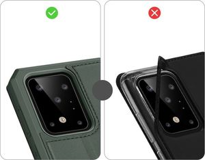 Dux Ducis DUX DUCIS Skin X kabura etui pokrowiec z klapką Samsung Galaxy S20 Ultra zielony 10