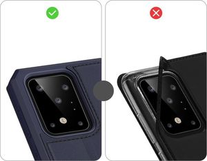 Dux Ducis DUX DUCIS Skin X kabura etui pokrowiec z klapką Samsung Galaxy S20 Ultra niebieski 11