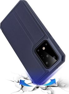 Dux Ducis DUX DUCIS Skin X kabura etui pokrowiec z klapką Samsung Galaxy S20 Ultra niebieski 4