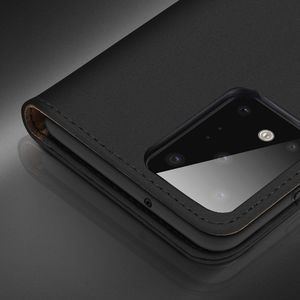 Dux Ducis DUX DUCIS Wish skórzane etui pokrowiec ze skóry naturalnej Samsung Galaxy S20 Ultra czarny 12