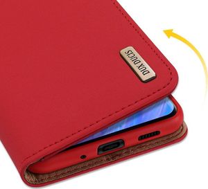 Dux Ducis DUX DUCIS Wish skórzane etui pokrowiec ze skóry naturalnej Samsung Galaxy S20 czerwony 6