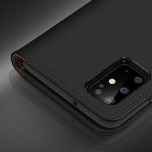 Dux Ducis DUX DUCIS Wish skórzane etui pokrowiec ze skóry naturalnej Samsung Galaxy S20 Plus niebieski 11