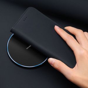 Dux Ducis DUX DUCIS Wish skórzane etui pokrowiec ze skóry naturalnej Samsung Galaxy S20 Plus niebieski 12