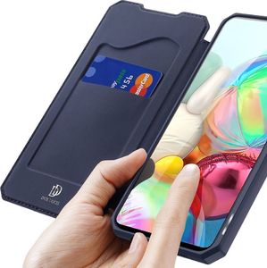 Dux Ducis DUX DUCIS Skin X kabura etui pokrowiec z klapką Samsung Galaxy A71 niebieski 3