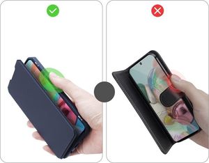 Dux Ducis DUX DUCIS Skin X kabura etui pokrowiec z klapką Samsung Galaxy A71 niebieski 9