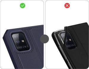 Dux Ducis DUX DUCIS Skin X kabura etui pokrowiec z klapką Samsung Galaxy A71 niebieski 10