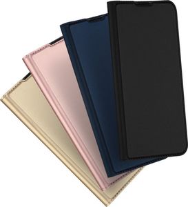 Dux Ducis Etui SAMSUNG GALAXY NOTE 10 LITE z klapką Dux Ducis skórzane Skin Leather granatowe 13