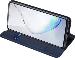 Dux Ducis Etui SAMSUNG GALAXY NOTE 10 LITE z klapką Dux Ducis skórzane Skin Leather granatowe 5