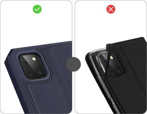 Dux Ducis DUX DUCIS Skin X kabura etui pokrowiec z klapką Samsung Galaxy Note 10 Lite niebieski 9