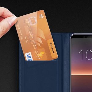 Dux Ducis DUX DUCIS Skin Pro kabura etui pokrowiec z klapką Sony Xperia 10 II niebieski 16