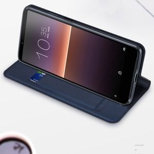 Dux Ducis DUX DUCIS Skin Pro kabura etui pokrowiec z klapką Sony Xperia 10 II niebieski 17