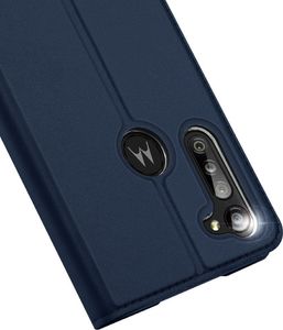 Dux Ducis DUX DUCIS Skin Pro kabura etui pokrowiec z klapką Motorola Moto G8 Power niebieski 3