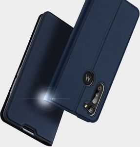 Dux Ducis DUX DUCIS Skin Pro kabura etui pokrowiec z klapką Motorola Moto G8 niebieski 13