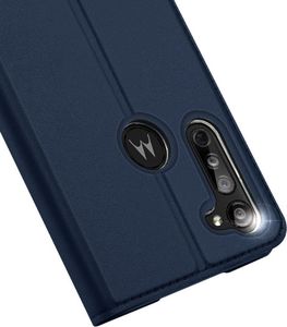 Dux Ducis DUX DUCIS Skin Pro kabura etui pokrowiec z klapką Motorola Moto G8 niebieski 3