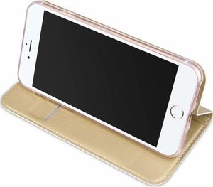 Dux Ducis DUX DUCIS Skin Pro kabura etui pokrowiec z klapką iPhone SE 2020 / iPhone 8 / iPhone 7 złoty 4