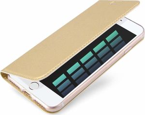 Dux Ducis DUX DUCIS Skin Pro kabura etui pokrowiec z klapką iPhone SE 2020 / iPhone 8 / iPhone 7 złoty 5