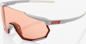 100% Okulary sportowe Racetrap Soft Tact Stone Grey - HiPER Coral Lens 1