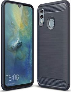 Hurtel Carbon Case elastyczne etui pokrowiec Huawei P Smart Plus 2019 / Honor 10 Lite niebieski 1