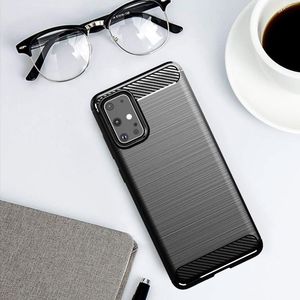 Hurtel Carbon Case elastyczne etui pokrowiec Samsung Galaxy S20 czarny 4