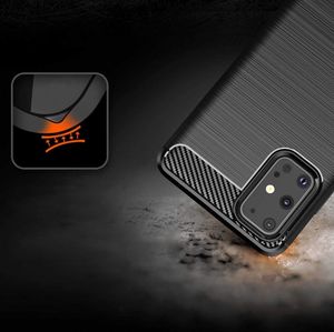 Hurtel Carbon Case elastyczne etui pokrowiec Samsung Galaxy S20 czarny 7
