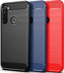 Hurtel Carbon Case elastyczne etui pokrowiec Xiaomi Redmi Note 8T niebieski 13