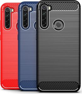Hurtel Carbon Case elastyczne etui pokrowiec Xiaomi Redmi Note 8T niebieski 14