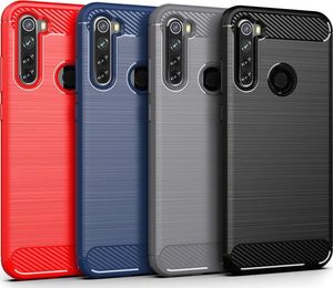 Hurtel Carbon Case elastyczne etui pokrowiec Xiaomi Redmi Note 8T niebieski 15