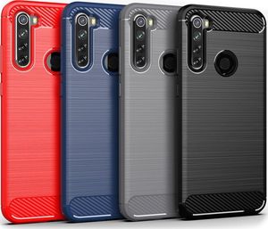 Hurtel Carbon Case elastyczne etui pokrowiec Xiaomi Redmi Note 8T niebieski 3