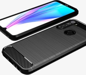 Hurtel Carbon Case elastyczne etui pokrowiec Xiaomi Redmi Note 8T niebieski 5