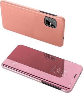 Hurtel Clear View Case futerał etui z klapką Samsung Galaxy S20 różowy 1