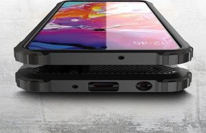 Hurtel Hybrid Armor pancerne hybrydowe etui pokrowiec Samsung Galaxy A51 srebrny 5