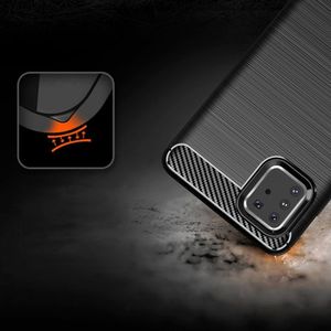 Hurtel Carbon Case elastyczne etui pokrowiec Samsung Galaxy Note 10 Lite czarny 11