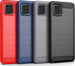 Hurtel Carbon Case elastyczne etui pokrowiec Samsung Galaxy Note 10 Lite czarny 13