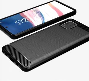 Hurtel Carbon Case elastyczne etui pokrowiec Samsung Galaxy Note 10 Lite czarny 5