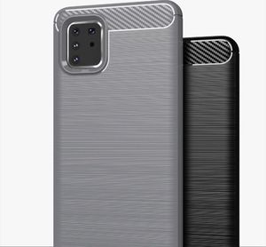 Hurtel Carbon Case elastyczne etui pokrowiec Samsung Galaxy Note 10 Lite czarny 8