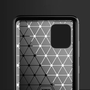 Hurtel Carbon Case elastyczne etui pokrowiec Samsung Galaxy Note 10 Lite czarny 9