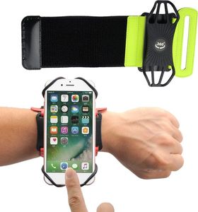 Hurtel Etui opaska sportowa na nadgarstek armband do biegania na telefon do 6`` cali zielony 1