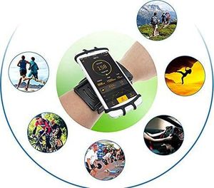 Hurtel Etui opaska sportowa na nadgarstek armband do biegania na telefon do 6`` cali zielony 17