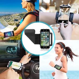 Hurtel Etui opaska sportowa na nadgarstek armband do biegania na telefon do 6`` cali zielony 24