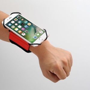 Hurtel Etui opaska sportowa na nadgarstek armband do biegania na telefon do 6`` cali różowy 12