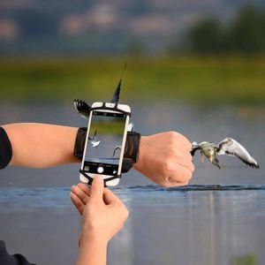 Hurtel Etui opaska sportowa na nadgarstek armband do biegania na telefon do 6`` cali różowy 18